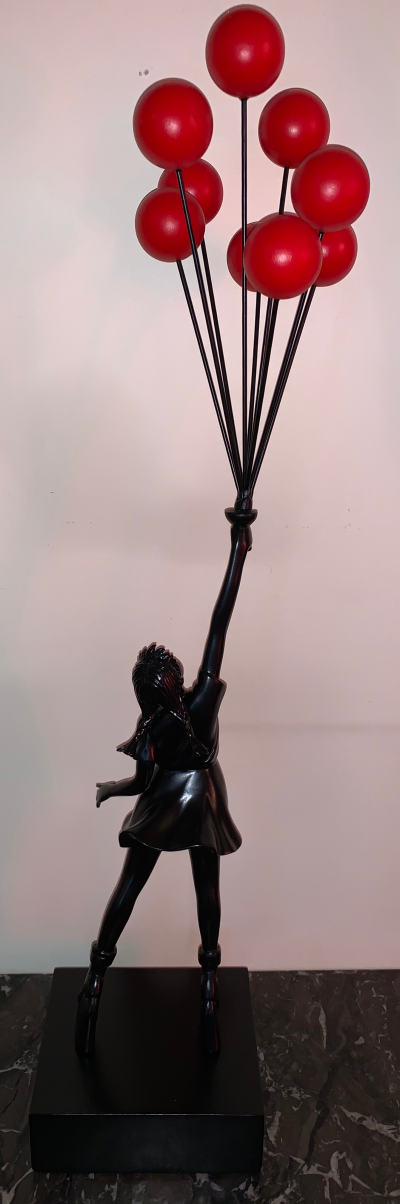 BANKSY (d’après) - Flying Balloons Girl, 2019 - Sculpture 2