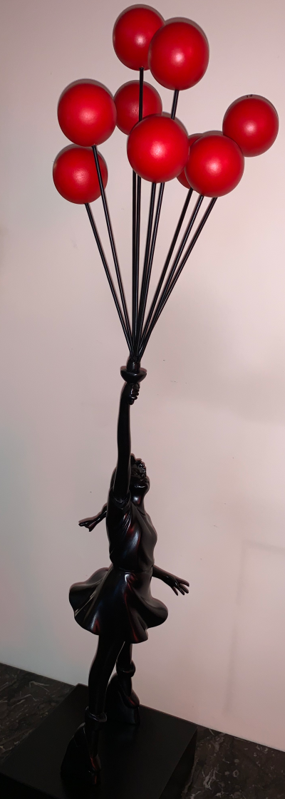 BANKSY (d’après) - Flying Balloons Girl, 2019 - Sculpture 2