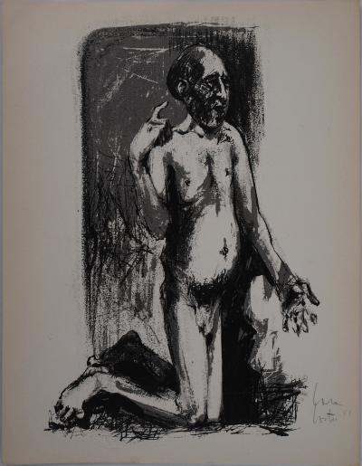 Philippe CARA COSTEA : La vieillesse - Sérigraphie Originale Signée 2
