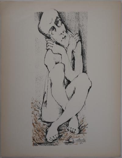 Paul COLLOMB : La torture, 1951 - Sérigraphie Originale Signée 2