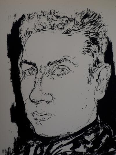 Nicolas CARREGA : Homme sérieux, 1951 - Sérigraphie originale signée 2