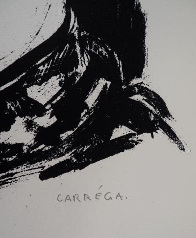 Nicolas CARREGA : Homme sérieux, 1951 - Sérigraphie originale signée 2