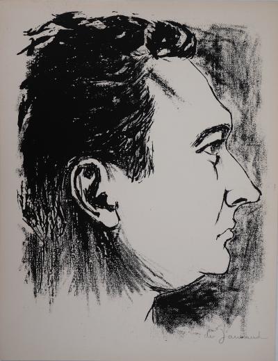 Daniel du JANERAND : Homme pensif, 1951 - Sérigraphie originale signée au crayon 2