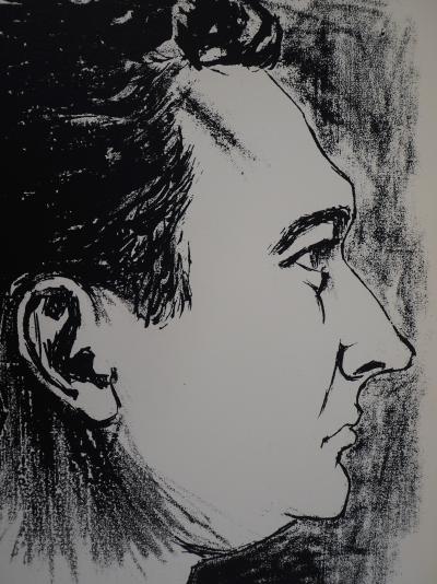 Daniel du JANERAND : Homme pensif, 1951 - Sérigraphie originale signée au crayon 2