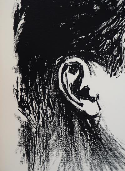 Daniel du JANERAND : Homme pensif, 1951 - Sérigraphie originale signée au crayon 2