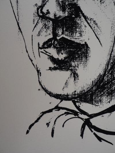 Gaétan de ROSNAY : L’autoportrait, 1951 - Sérigraphie Originale signée au crayon 2