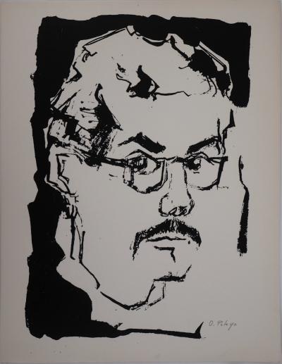 Orlando PELAYO : L’autoportrait - Sérigraphie originale signée au crayon 2