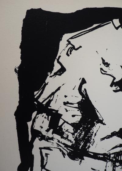 Orlando PELAYO : L’autoportrait - Sérigraphie originale signée au crayon 2