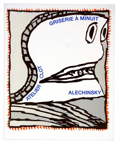 Pierre Alechinsky - Griserie à minuit 1, 2, 3, 4, 5, 2019 - Lithographie originale signée au crayon 2