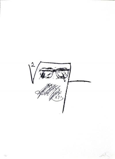 Antoni TAPIES - LLambrec 6, 1975 - Lithographie signée au crayon 2
