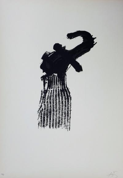 Antoni TAPIES - Llambrec 4 , 1975 - Lithographie signée au crayon 2