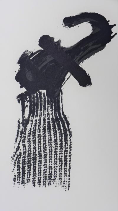 Antoni TAPIES - Llambrec 4 , 1975 - Lithographie signée au crayon 2