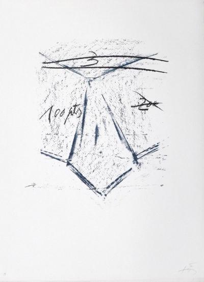 Antoni TAPIES - LLambrec, 1975 - Lithographie signée au crayon 2
