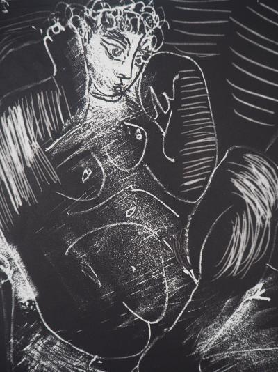 Pablo PICASSO - Couple avec enfant, 1968 - Gravure originale signée au crayon 2