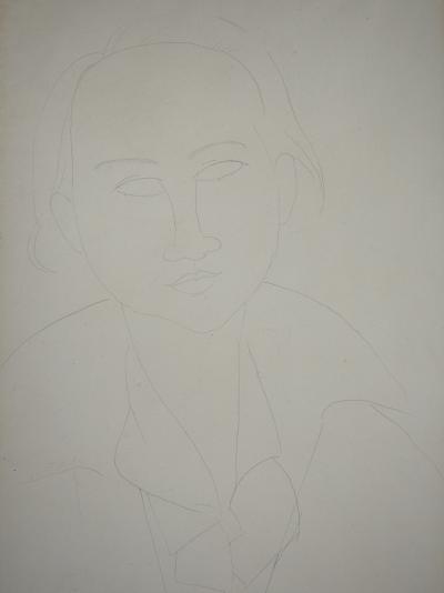 Amedeo MODIGLIANI - Portrait de femme, c. 1917 - Dessin original signé avec certificat 2