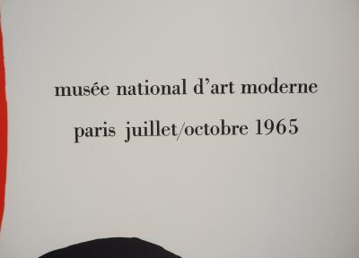 Alexander CALDER - Tiger Man and Red Man, 1965 - Original lithographic poster 2