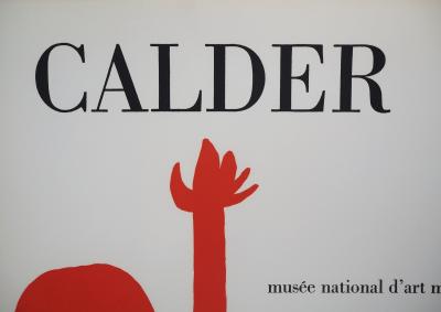 Alexander CALDER - Tiger Man and Red Man, 1965 - Original lithographic poster 2