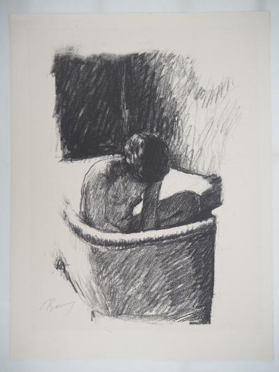 Pierre BONNARD : Le bain - Lithographie originale, Signée 2