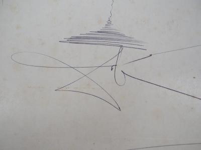 Salvador DALI - Don Quichotte, 1972  - Dessin à l’encre signé 2