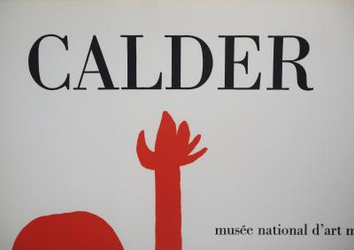 Alexander CALDER - Homme tigre et homme rouge, 1965 - Affiche lithographique originale 2