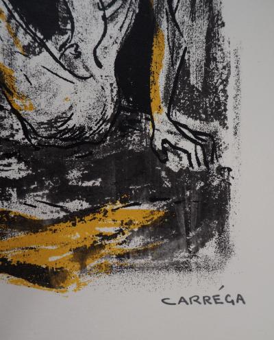 Nicolas CARREGA : Saint Jérôme, 1951  - Sérigraphie originale 2