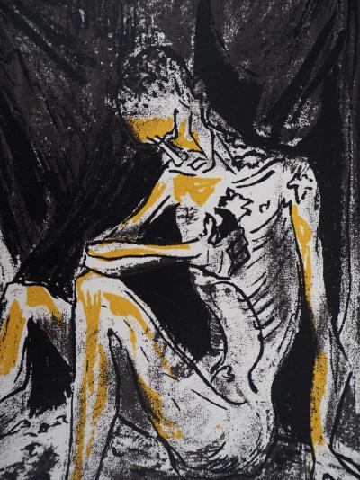 Nicolas CARREGA : Saint Jérôme, 1951  - Sérigraphie originale 2