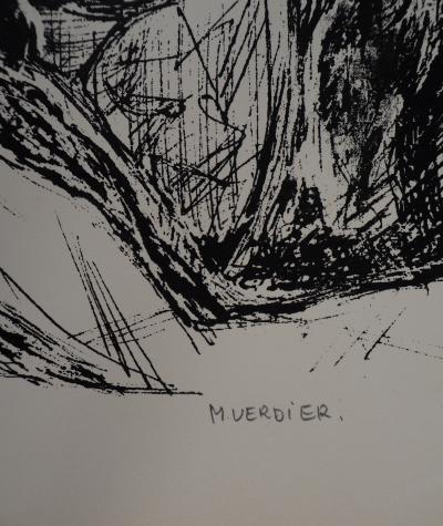 Maurice VERDIER : Tendresse maternelle, 1951 - Sérigraphie originale signée au crayon 2