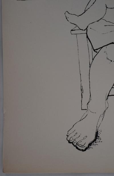 Paul AÏZPIRI - L’allaitement - Sérigraphie originale signée au crayon 2
