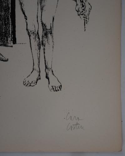 Philippe CARA COSTEA : Mères avec ses enfants, 1951 - Sérigraphie originale signée au crayon 2