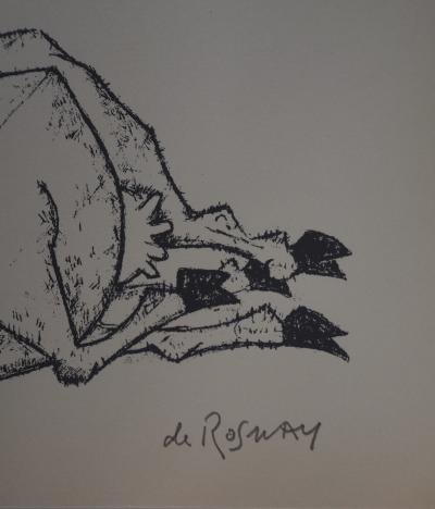 Gaétan de ROSNAY : Sacrifice, 1951 - Sérigraphie originale signée au crayon 2