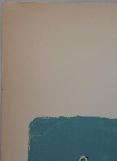 Gaétan de ROSNAY : Hommage au Penseur de Rodin, 1951 - Sérigraphie originale signée au crayon 2