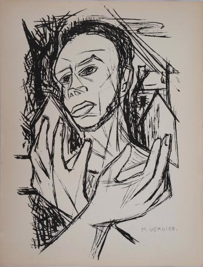 Maurice VERDIER : La soumission, 1951 - Sérigraphie originale signée au crayon 2