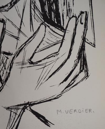 Maurice VERDIER : La soumission, 1951 - Sérigraphie originale signée au crayon 2