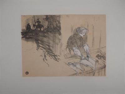 Henri de TOULOUSE-LAUTREC :  Courtes joies, 1925 - Lithographie originale 2
