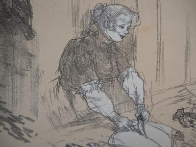 Henri de TOULOUSE-LAUTREC :  Courtes joies, 1925 - Lithographie originale 2
