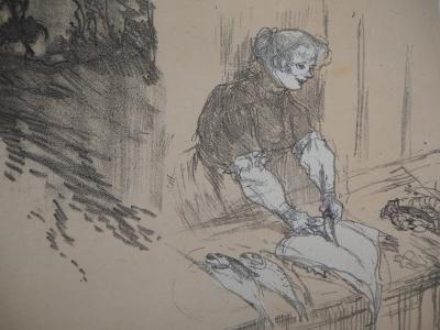 Henri de TOULOUSE-LAUTREC :  Courtes joies, 1925 - Lithographie originale 2