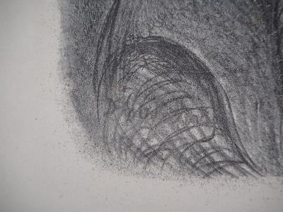 Dimitrios Emmanuel GALANIS - Study of Head, 1925 - Original signed lithograph 2