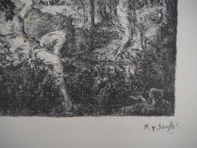 Ker Xavier ROUSSEL : Pastorale, 1925 - Lithographie originale signée 2