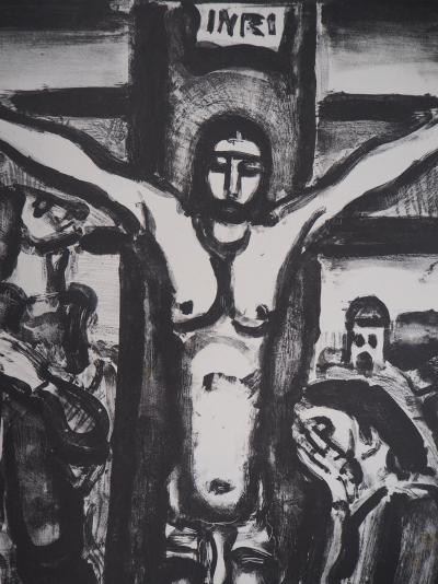 Georges ROUAULT : Christ en croix - Lithographie originale signée 2