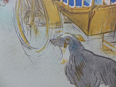 Henri DE TOULOUSE-LAUTREC (d’après) - La charrette anglaise - Lithographie 2
