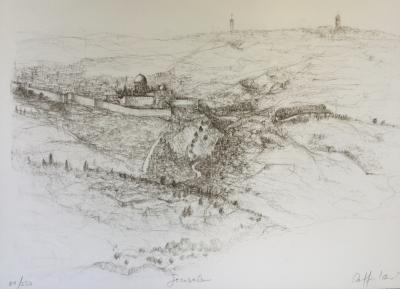 Raffî KAISER - Spaces and spirit of Israël ,1982 - Portofolio de 21 lithographies signées 2