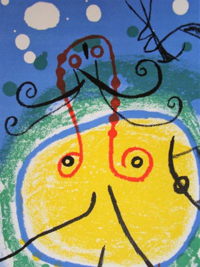 Joan MIRO - Personnage, 1957 - Lithographie originale 2