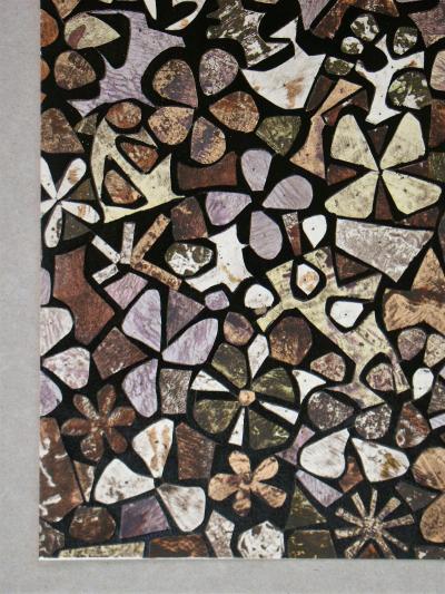 Jean DUBUFFET (after) - Jardin de quite-vite, 1957 - Stencil signed 2