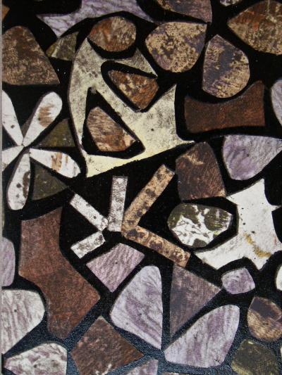 Jean DUBUFFET (after) - Jardin de quite-vite, 1957 - Stencil signed 2