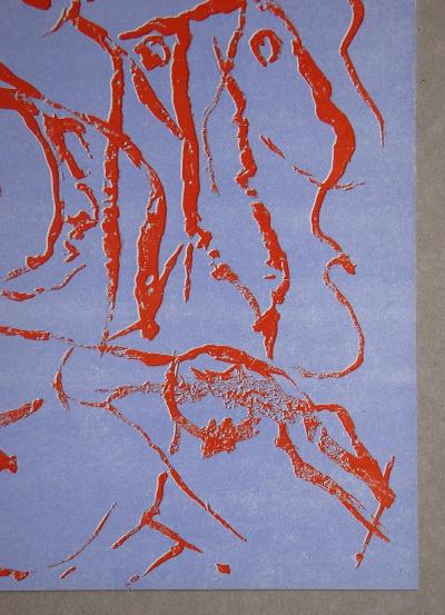Pierre ALECHINSKY - Portrait Abstrait, 1960 - Lithographie originale 2
