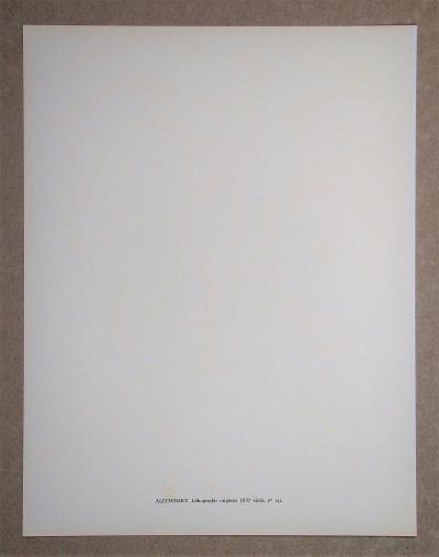 Pierre ALECHINSKY - Portrait Abstrait, 1960 - Lithographie originale 2