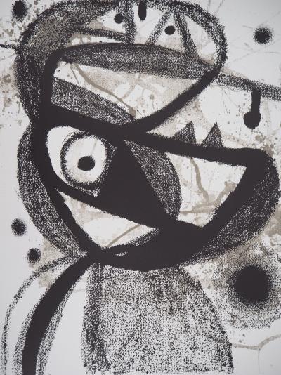 Joan MIRO : Oiseau surréaliste - Lithographie offset 2