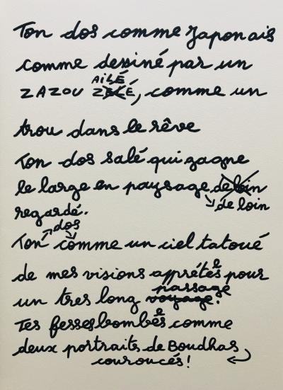 Robert COMBAS - Le mystère des dessins sans poil, 2020 - Dessin signé + Livre 2