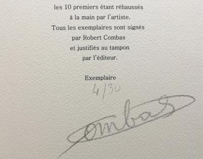 Robert COMBAS - Le mystère des dessins sans poil, 2020 - Dessin signé + Livre 2