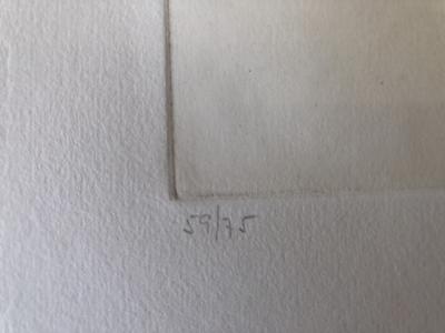 Conrad MARCA-RELLI - Composition 6, 1977 - Eau-forte et aquatinte signée au crayon 2
